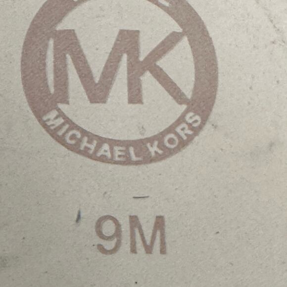 🔻🔻SOLD 🔻🔻MICHAEL KORS  MIRA BLACK LEATHER BOOTIE w/CALF HAIR ZIPPER 9M - Picture 11 of 14